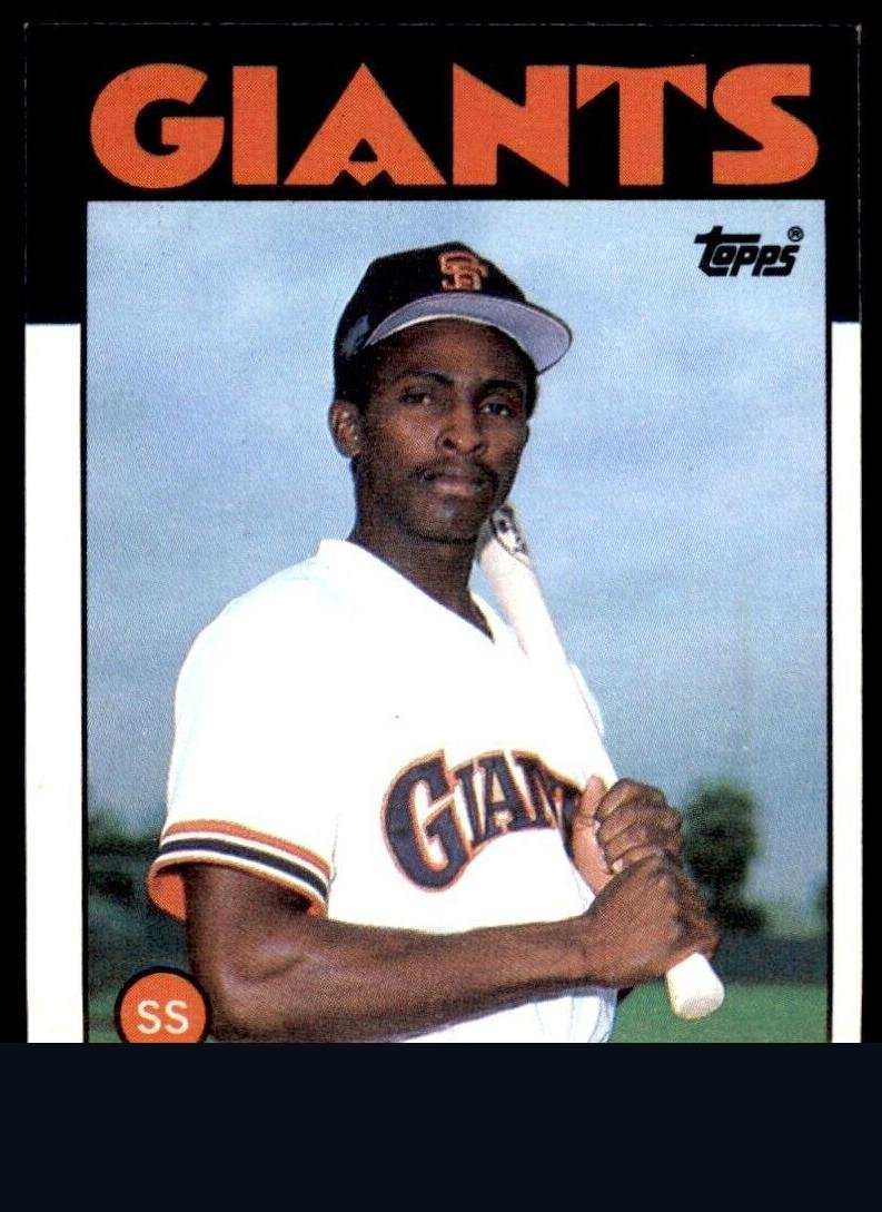 Masked 1986 Topps Baseball card