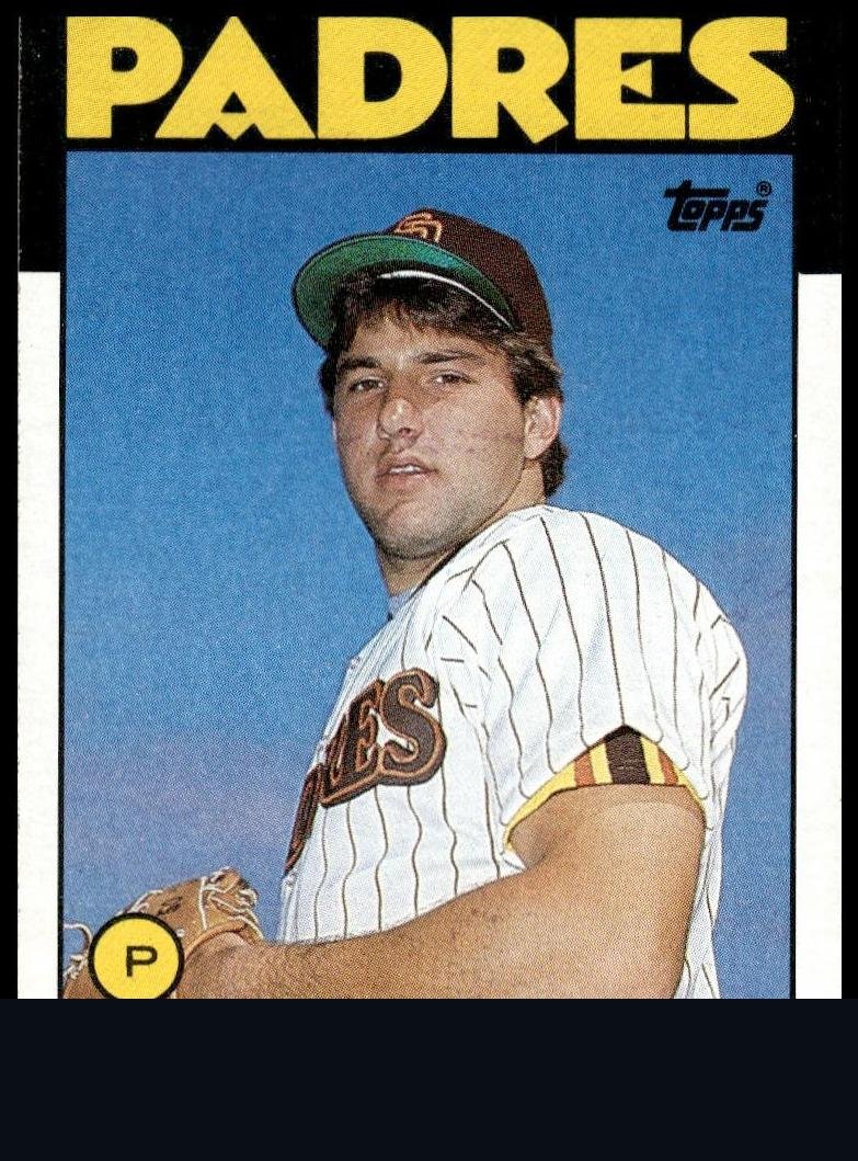 Masked 1986 Topps Baseball card