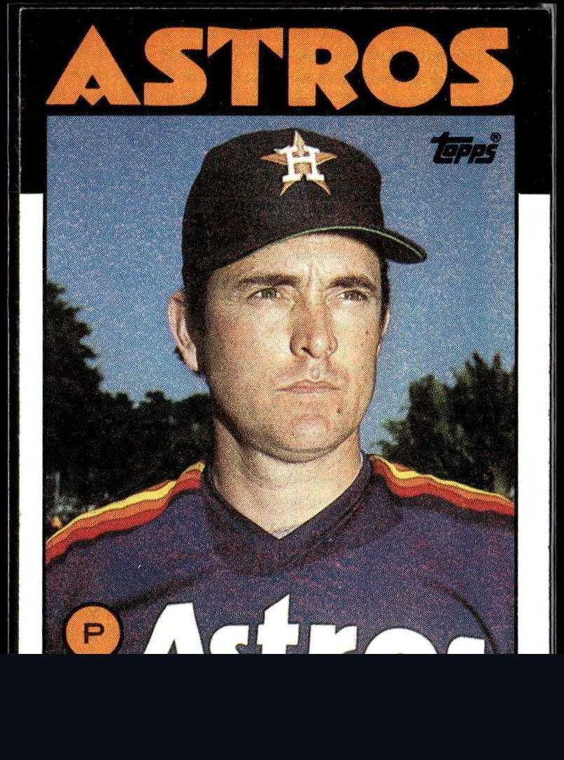 Masked 1986 Topps Baseball card