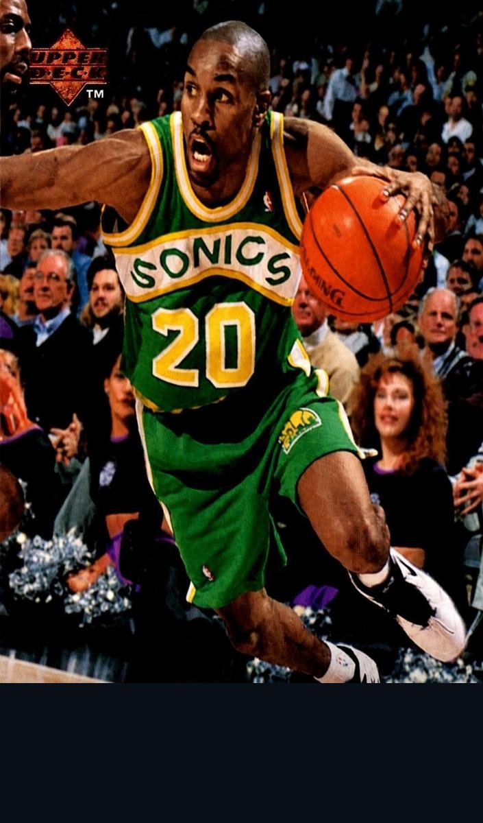 Masked 1995 Upper Deck Basketball card