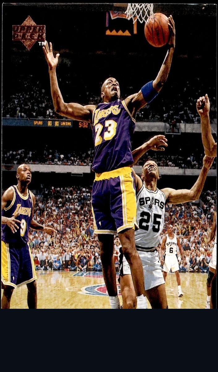 Masked 1995 Upper Deck Basketball card