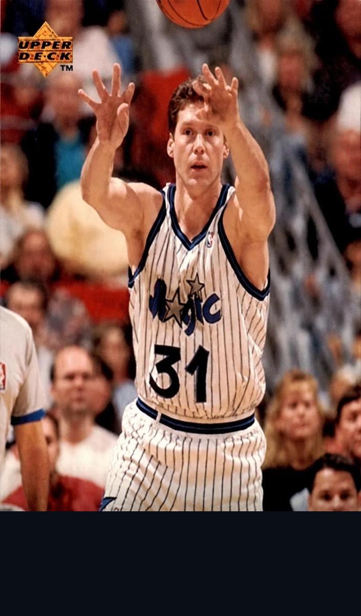 Masked 1995 Upper Deck Basketball card