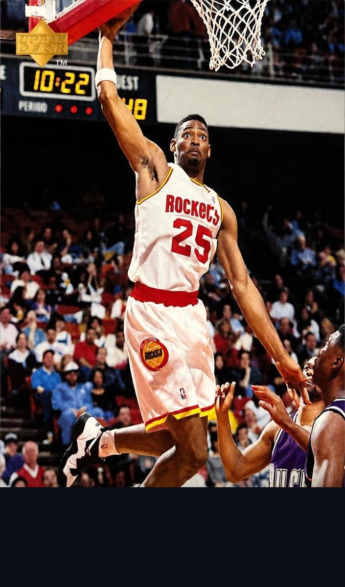 Masked 1995 Upper Deck Basketball card