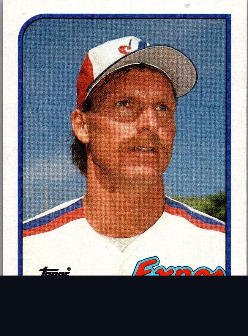 Masked 1989 Topps Baseball card
