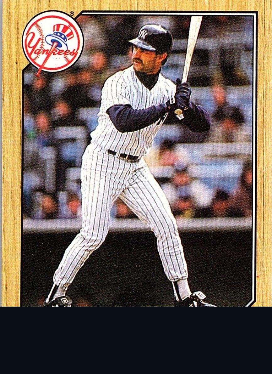 Masked 1987 Topps Baseball card