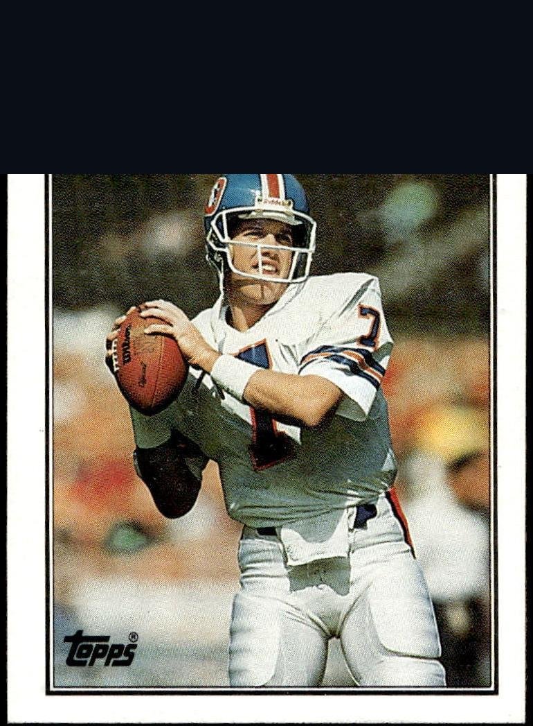 Masked 1987 Topps Football card