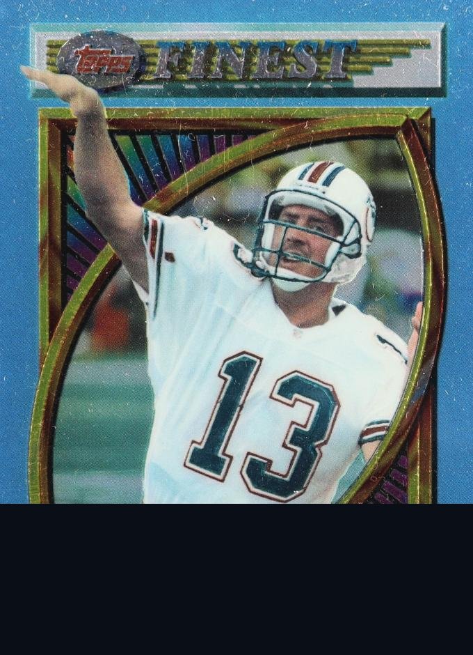 Masked 1994 Topps Football card