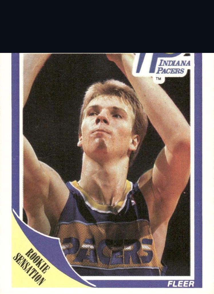 Masked 1989 Fleer Basketball card