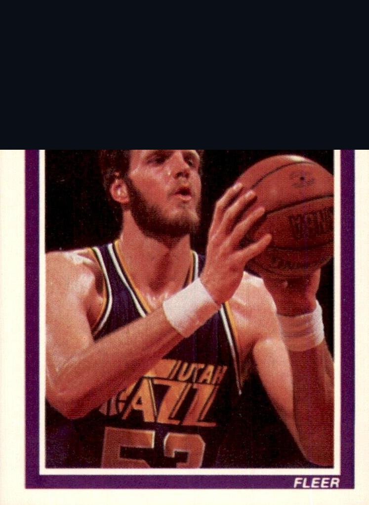 Masked 1989 Fleer Basketball card