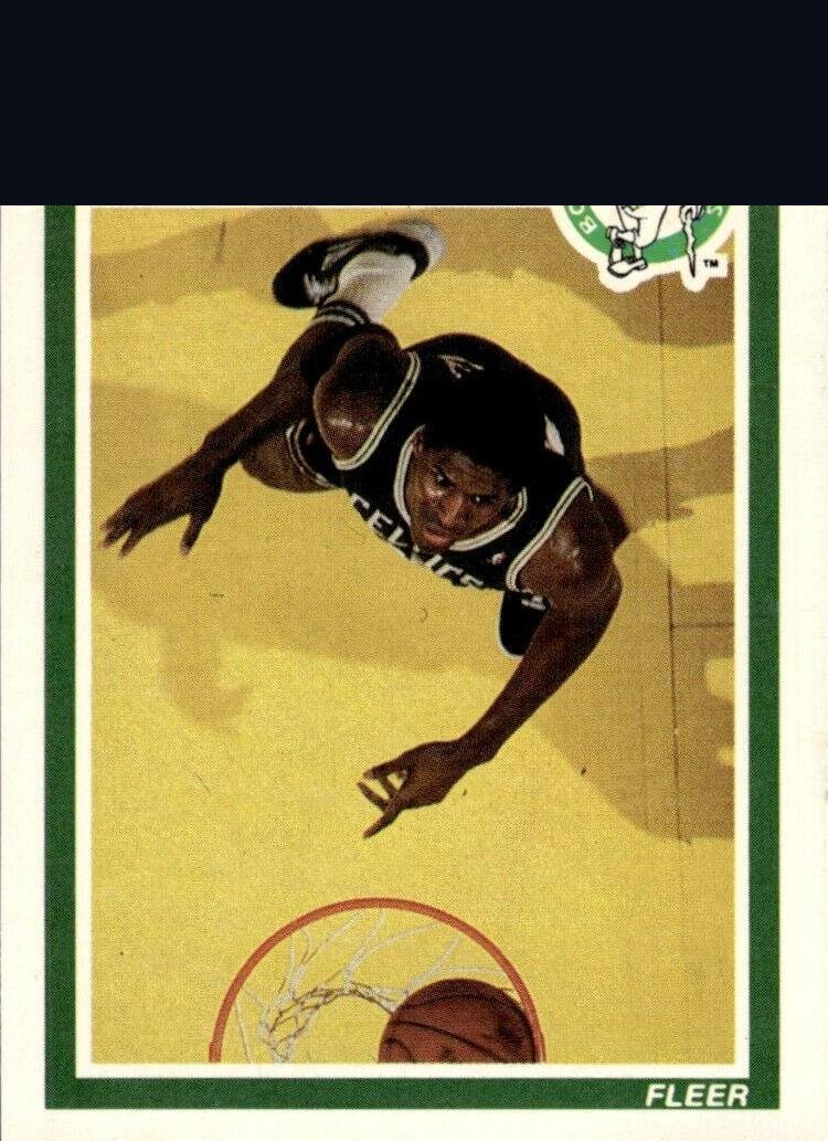 Masked 1989 Fleer Basketball card