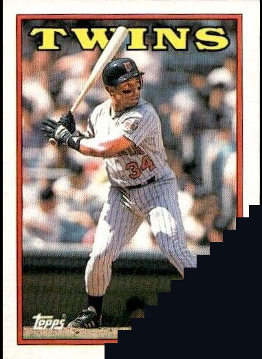Masked 1988 Topps Baseball card