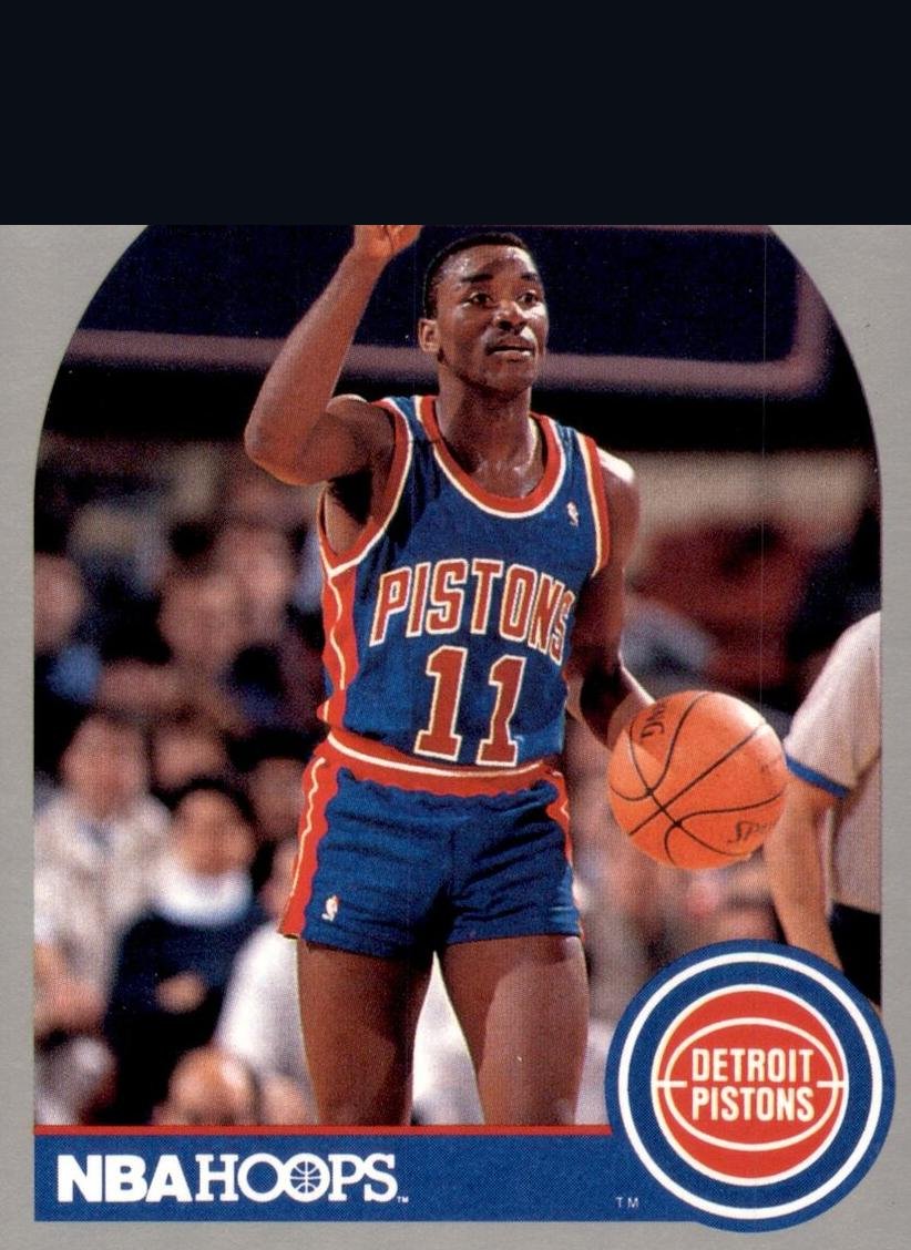 Masked 1990 Hoops Basketball card